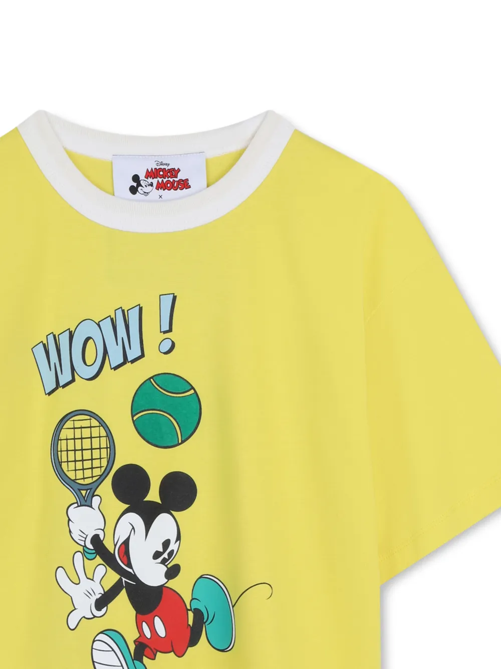 Футболка с графичным принтом из коллаборации с Mickey Mouse Marc Jacobs Kids, желтый — фото 3