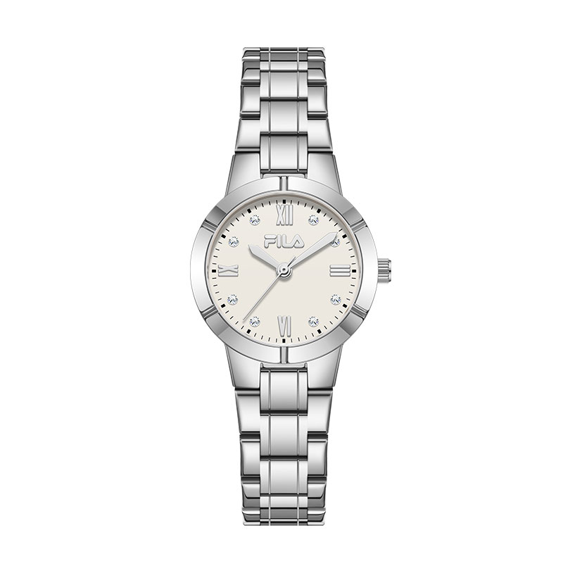 

FILA Женские часы кварцевый механизм стальной ремешок розовый циферблат