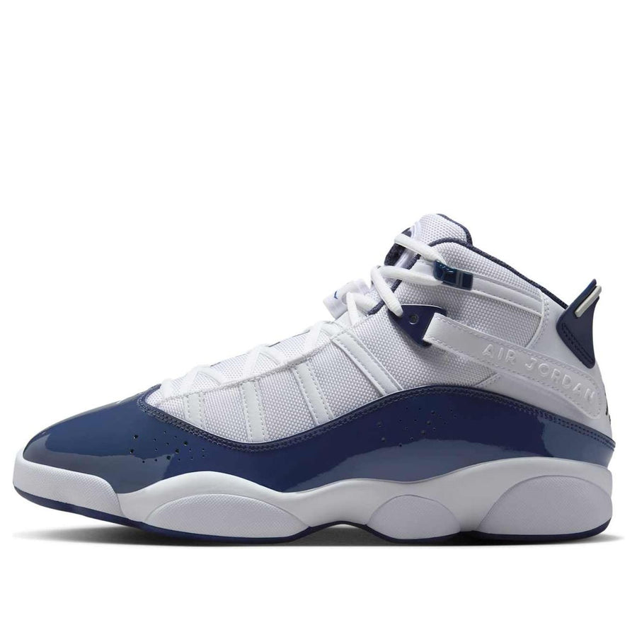 

Кроссовки Air Jordan 6 Rings 'White Midnight Navy', белый