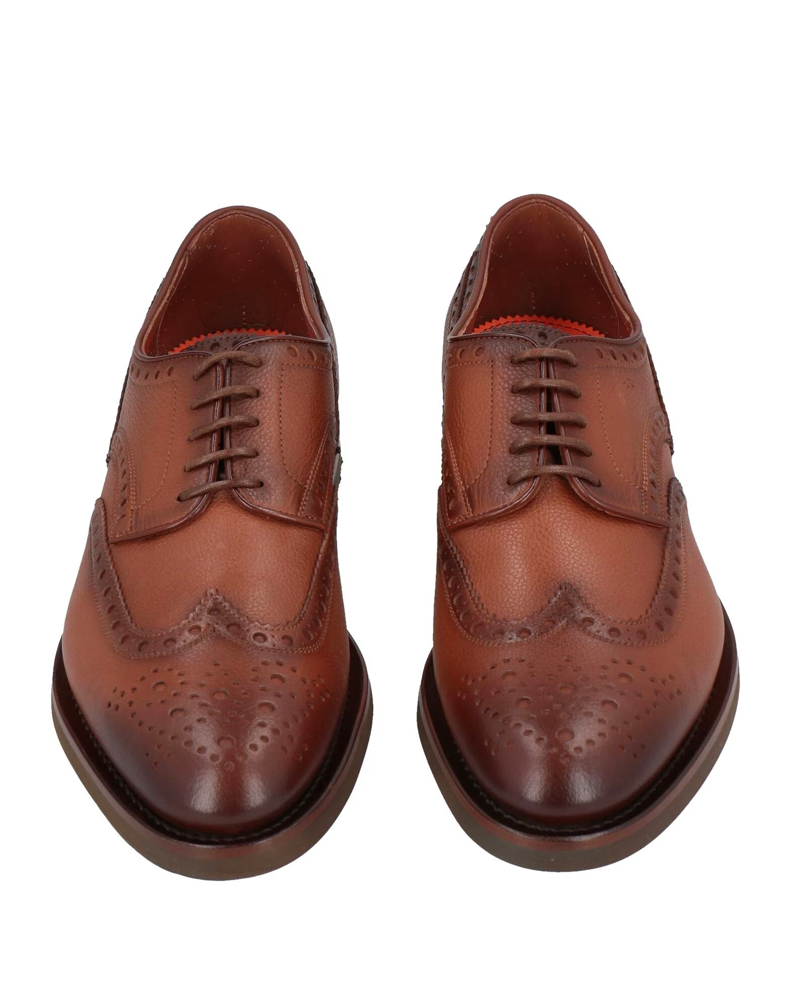 Туфли на шнуровке Santoni, желтовато-коричневый — фото 4
