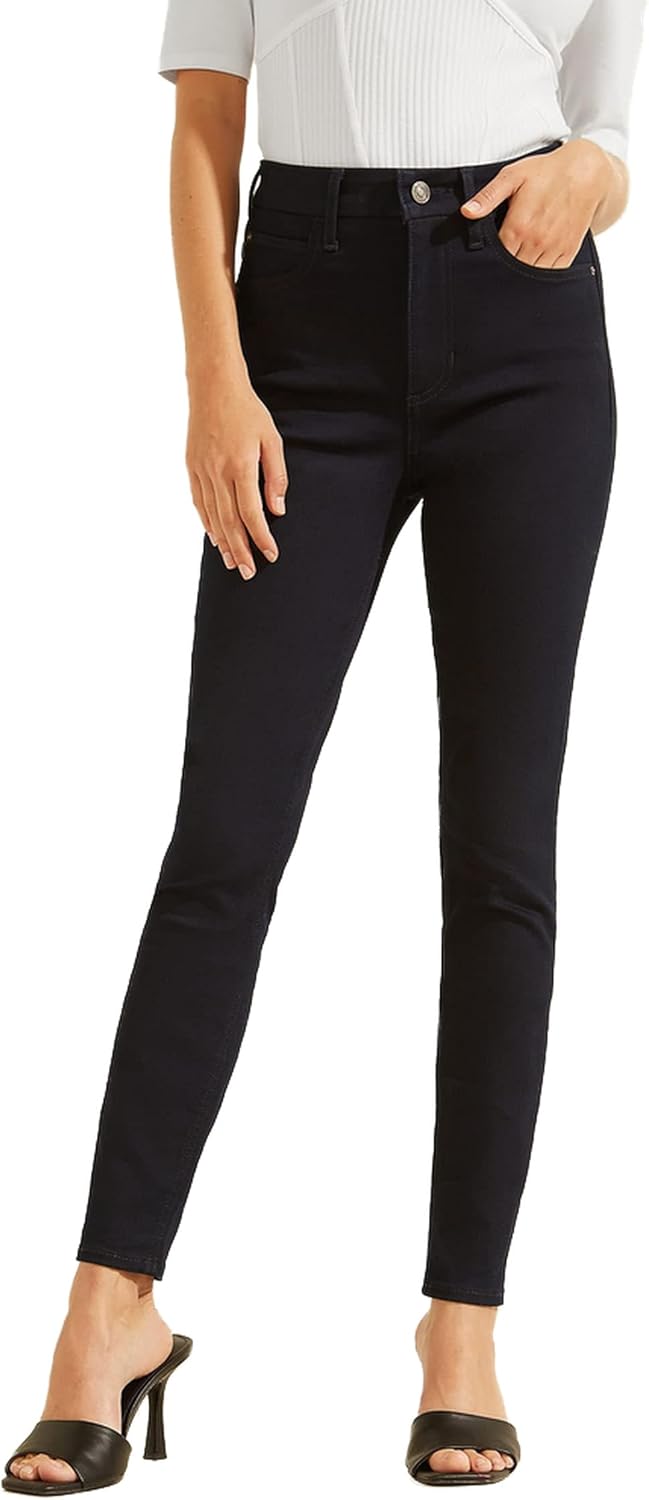 

Женские узкие джинсы GUESS Icon High Rise, Rinse Wash