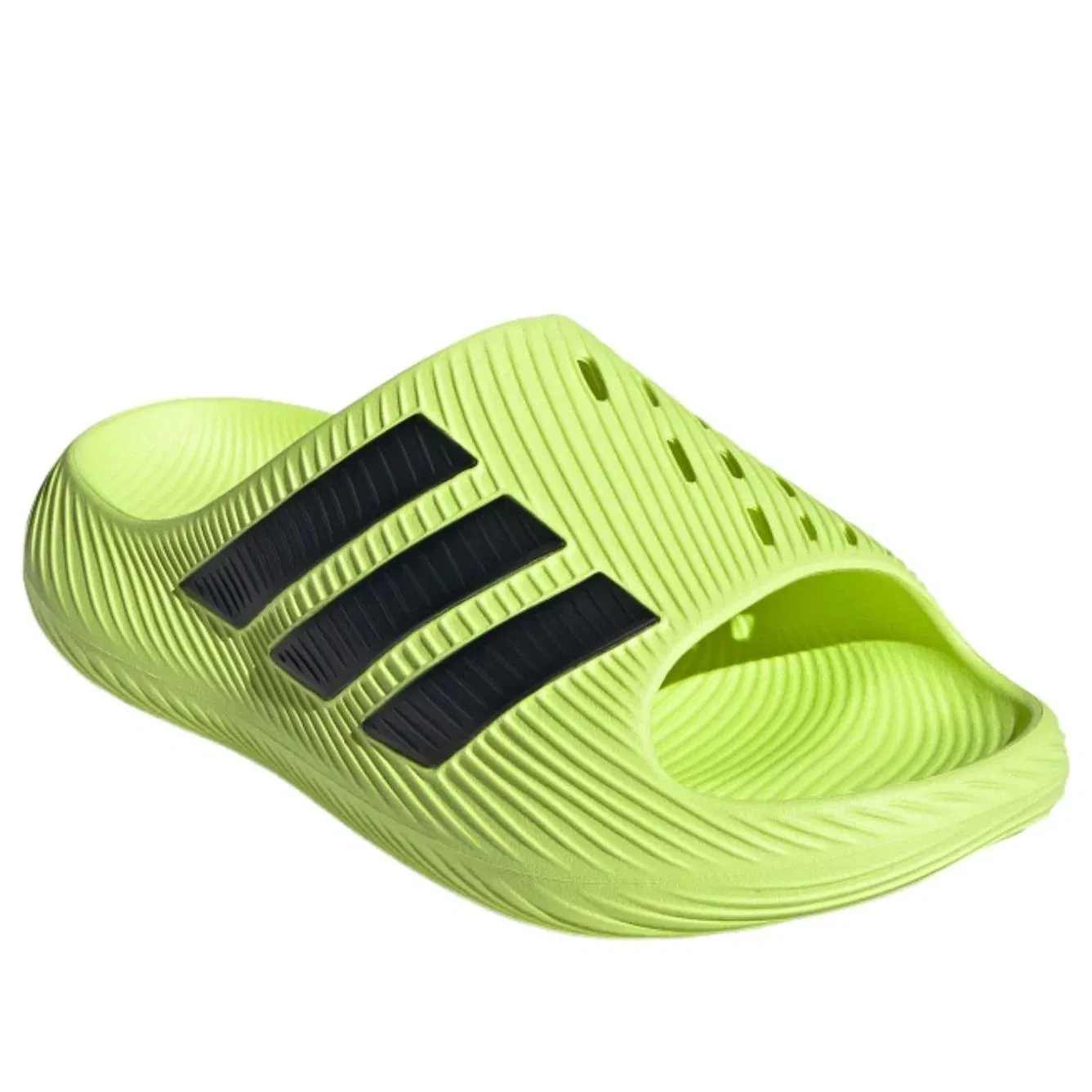 Шлепанцы Adidas Purechill Volt Black KH6736, желтый — фото 2