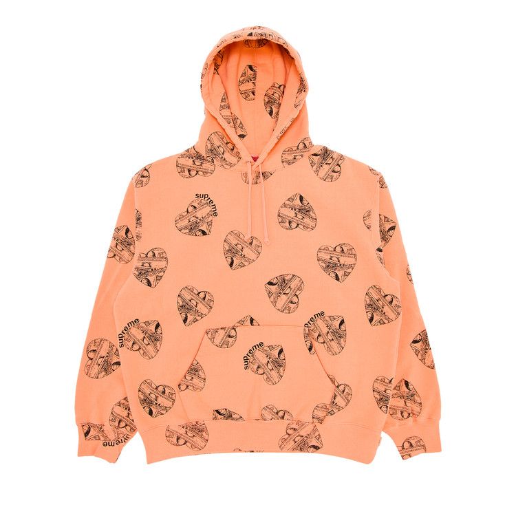 

Толстовка Supreme Love Cash Hooded Sweatshirt, Peach