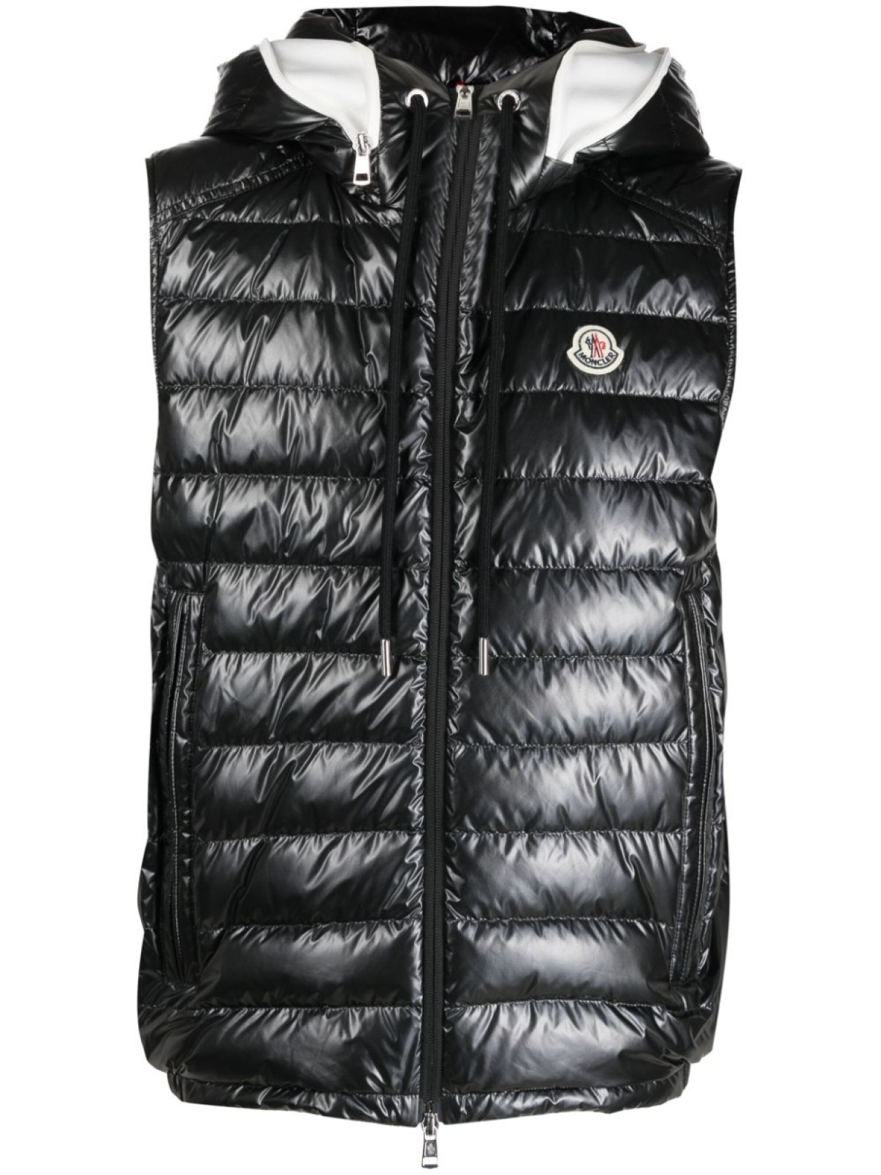 

Moncler дутый жилет Akaishi, черный