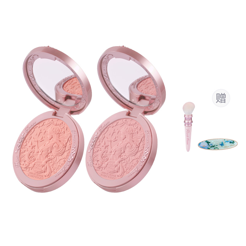 

FlowerKnows Midsummer Night Collection тональная пудра Cashmere Embossed Blush натуральный матовый эффект без макияжа матовое покрытие 2 шт Flower Knows