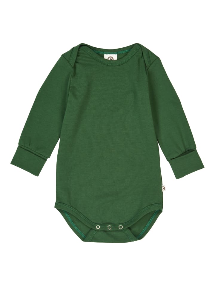 

Müsli Боди с длинными рукавами в зеленом цвете