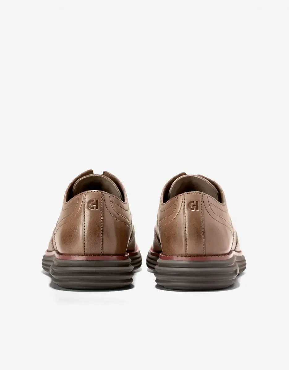 Мужские кожаные туфли на шнуровке Cole Haan, коричневый — фото 2