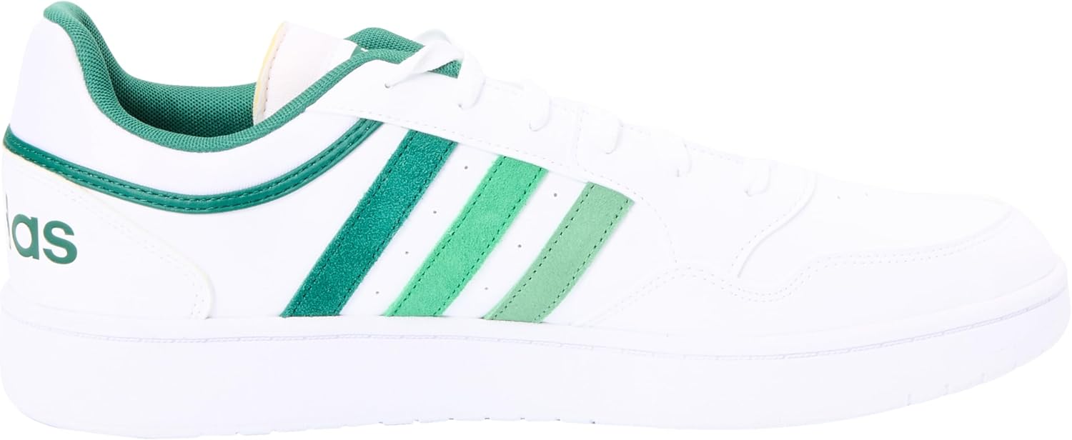 Мужские кроссовки adidas Hoops 3.0 Low Classic Vintage, белый/зеленый — фото 4