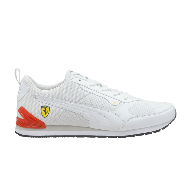 

Кроссовки Scuderia Ferrari x Track Racer 'White Rosso Corsa', белый