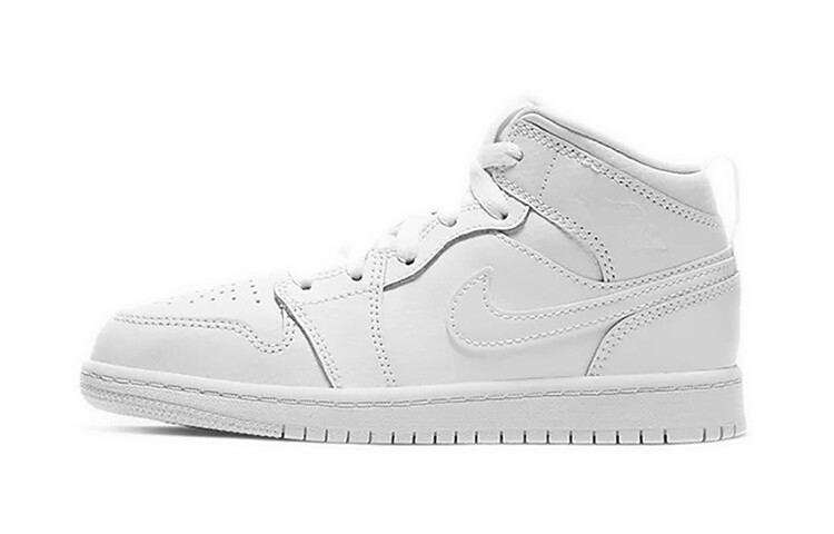 

Кроссовки Jordan 1 Mid PS Triple White 2020