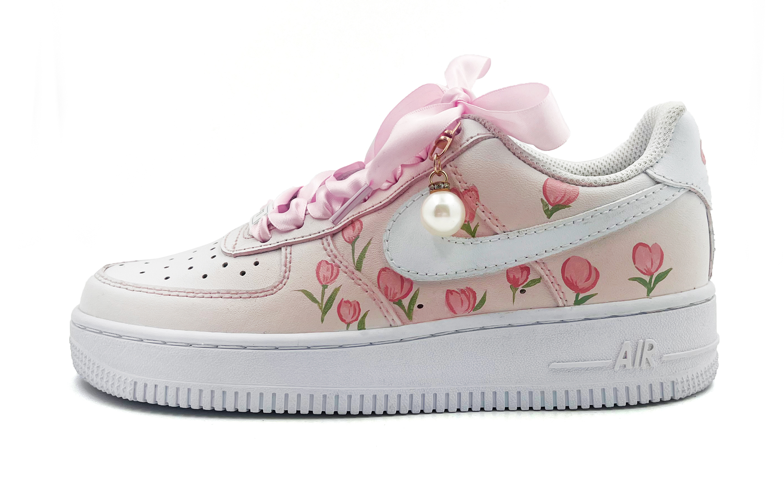 

Кроссовки Nike Air Force 1 Skateboard Shoes Women's Low-Top Pink, розовый