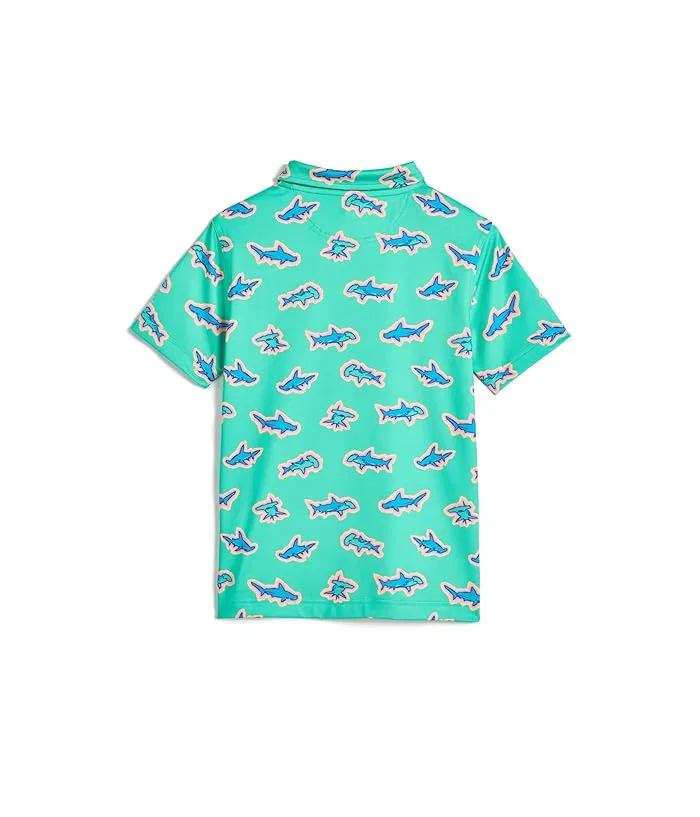 Футболка поло The Apex Swimmers Chubbies Kids, Mint/Pattern Based — фото 2