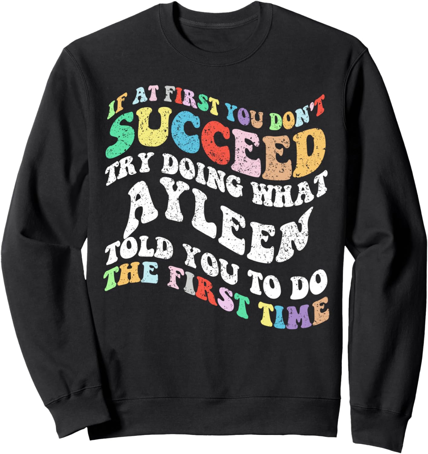 

Круто! Если с первого раза не получилось, попробуй сделать то, что делает толстовка Ayleen Personalized Name Mothers Day Outfit For Women, черный