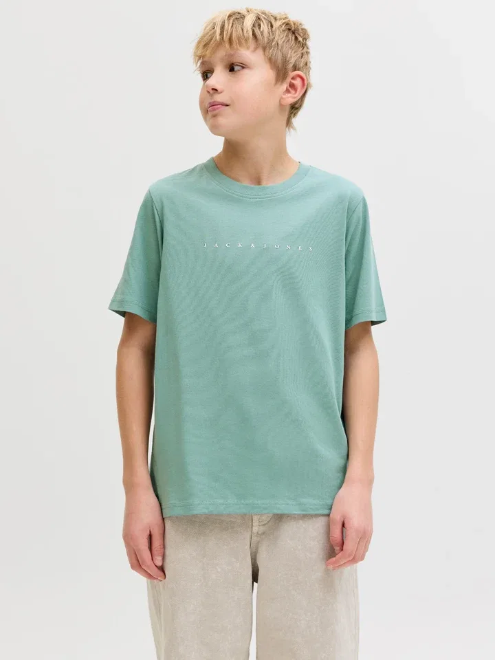 Футболка с логотипом JACK & JONES Junior, зеленый