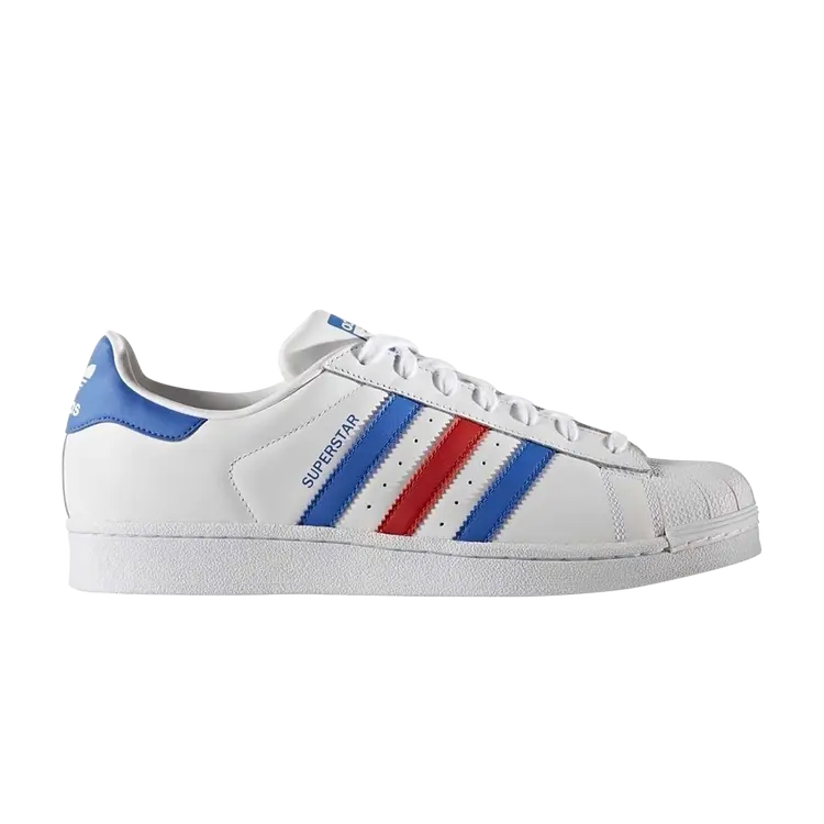 

Кроссовки Adidas Superstar 'White Blue Red', белый