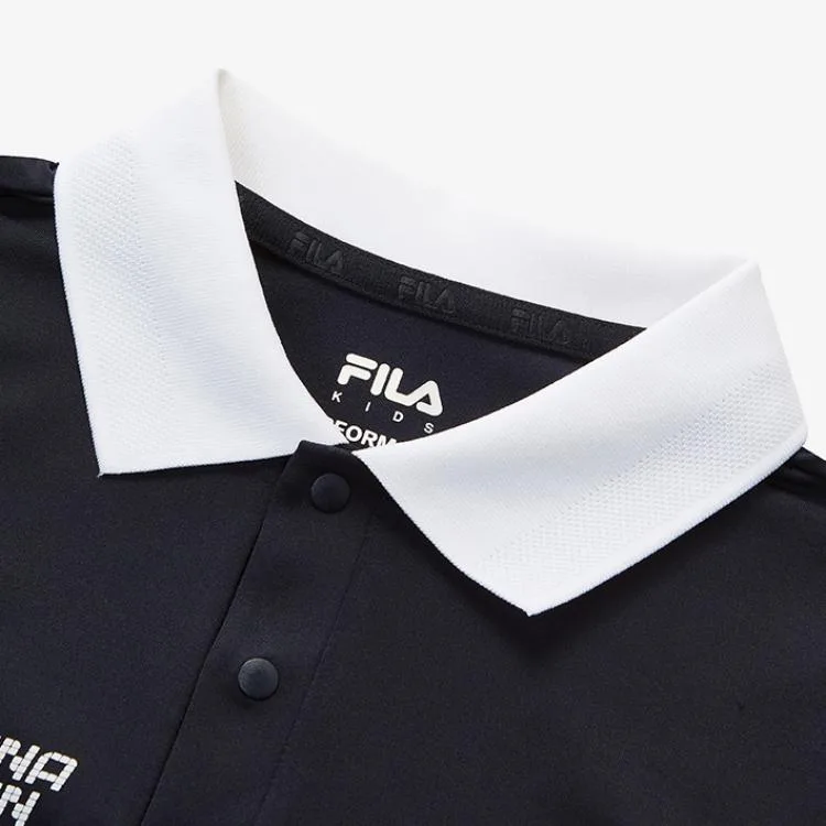 FILA KIDS Футболка x ZHONGGUOWANGQIUGONGKAISAI,LIANMINGKUAN Royal Blue — фото 4