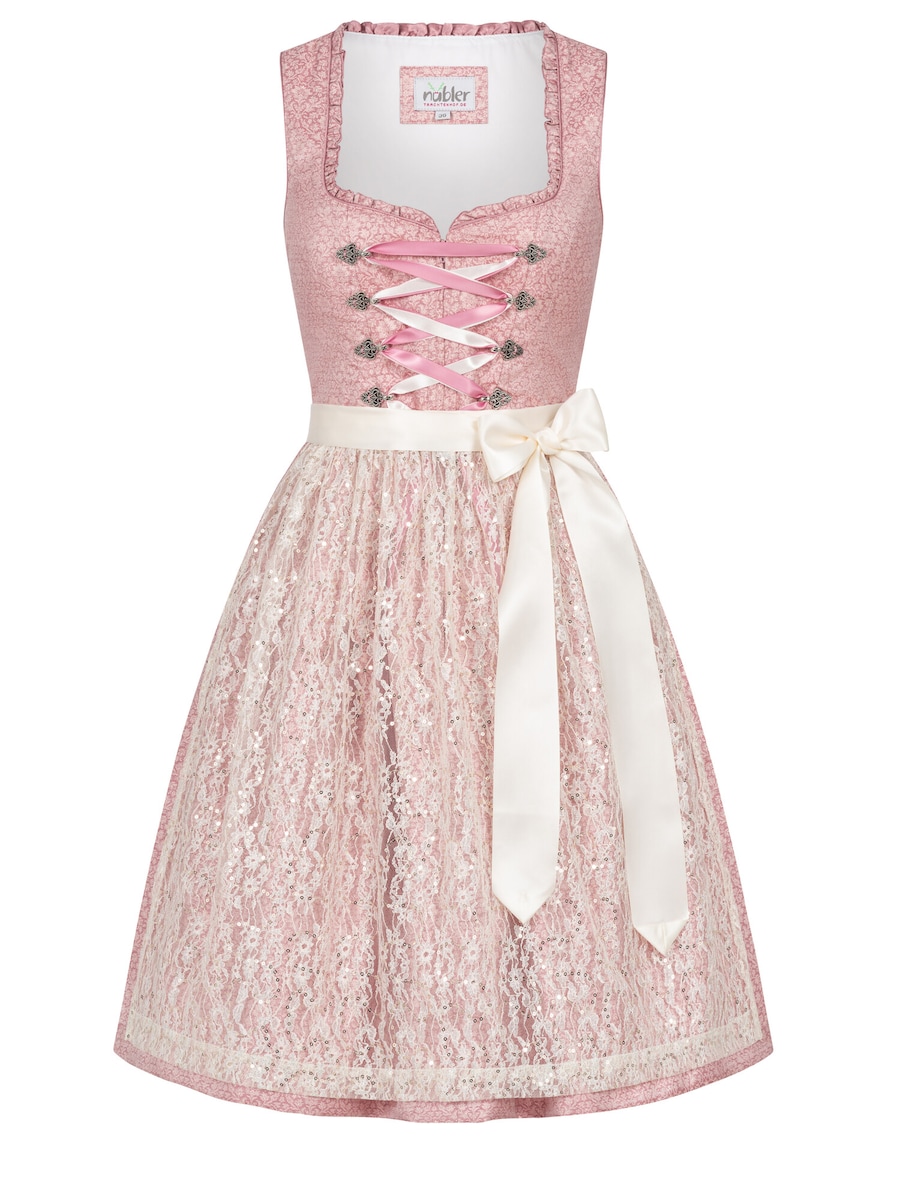 

Широкая юбка в сборку Trachtenhof Nübler midi Greta, розовый