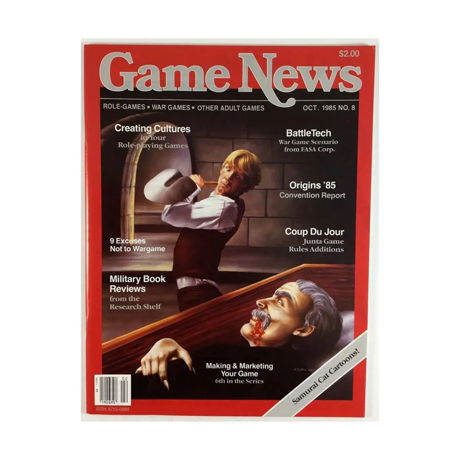 

Журнал #8 "Battletech Scenario, Creating Cultures", Game News Magazine