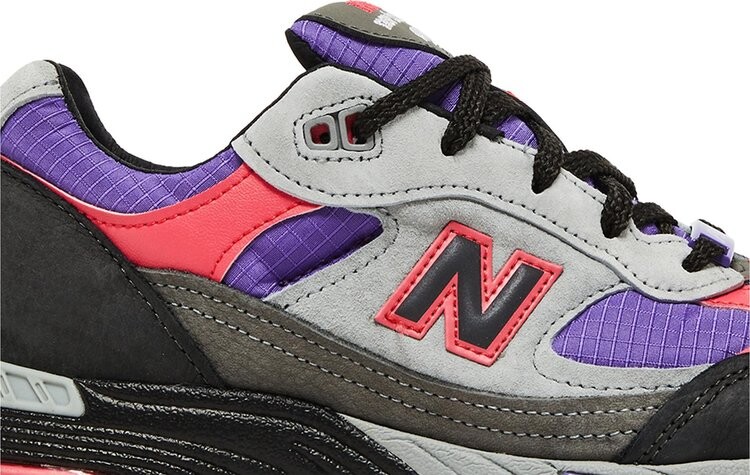 Кроссовки Palace x Wmns 991 Made in England 'Black Ultra Violet', фиолетовый — фото 2
