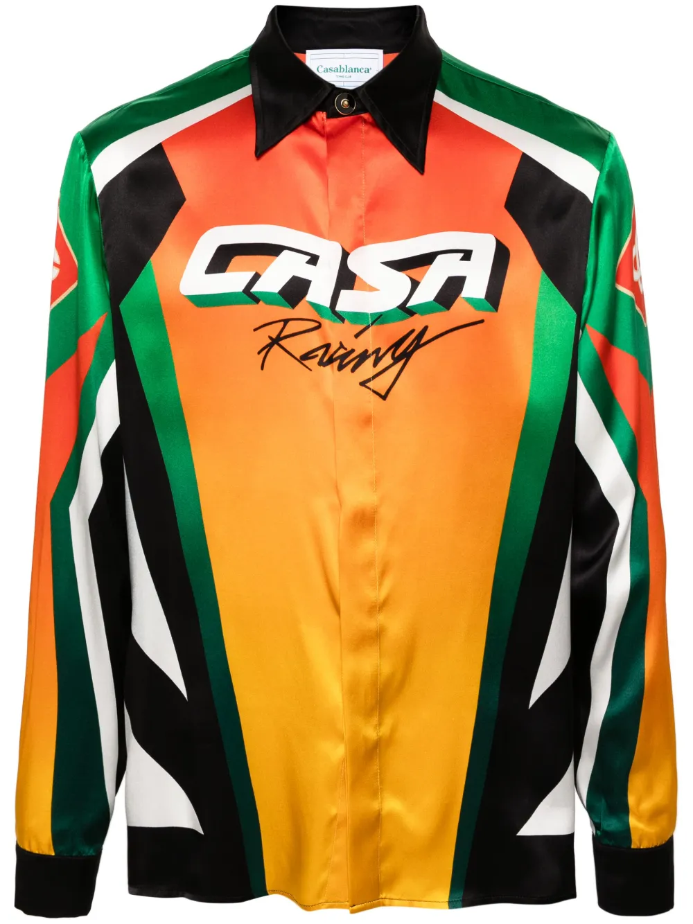 

Шелковая рубашка Moto Sport CASABLANCA, оранжевый