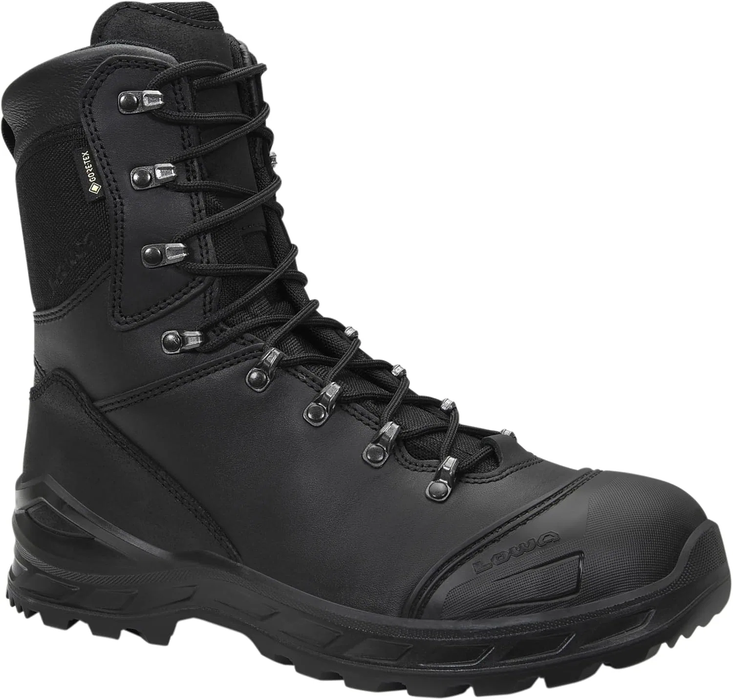 Ботинки LOWA Sicherheitsschuhe Seeker Work LX Pro GTX S3S CI, Damen und Herren, Leder, Stahlkappe, leicht, robust ELTEN, Black