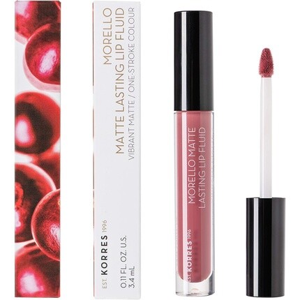 

KORRES Morello Matte Lasting Lip Fluid № 10 Дамасская роза 3,4 мл