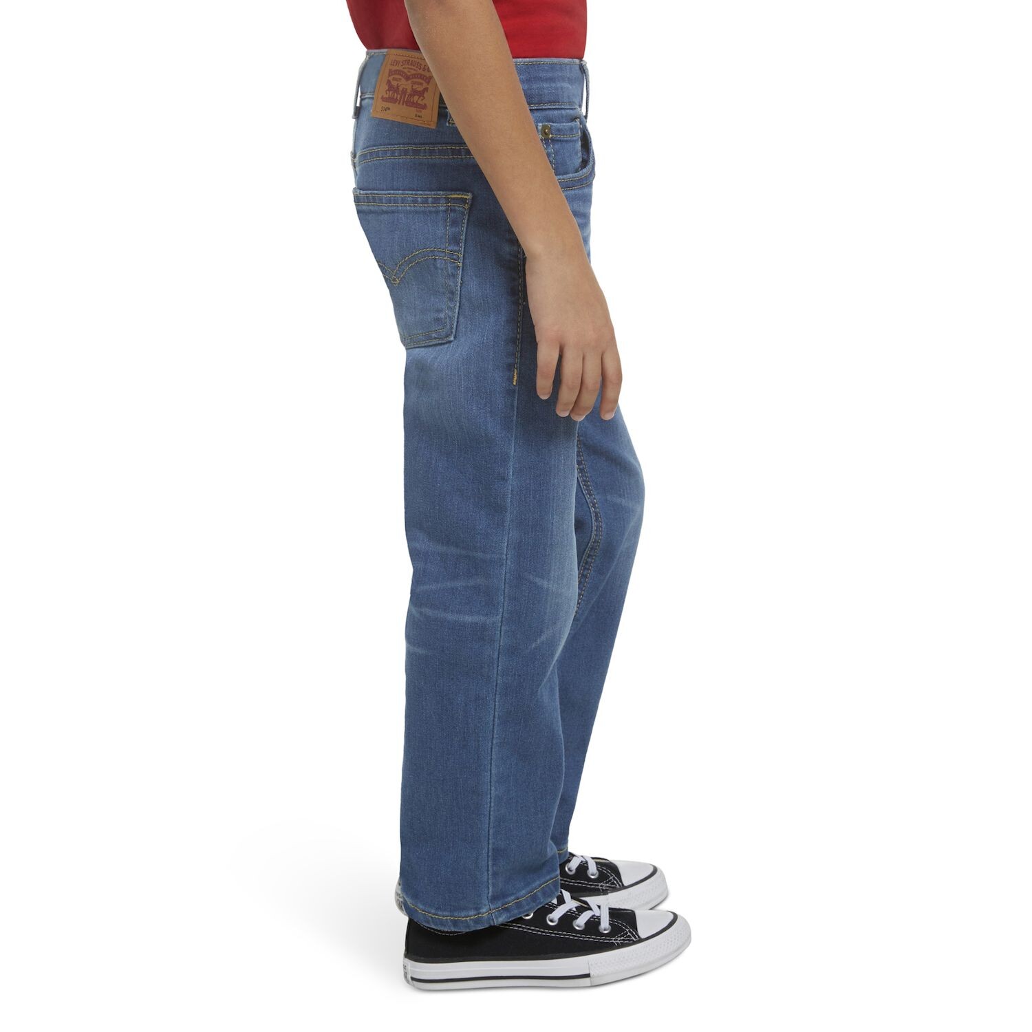 Прямые джинсы Levi's 514 в цветах обычный и хаски для мальчиков 4–20 лет Levi's — фото 3