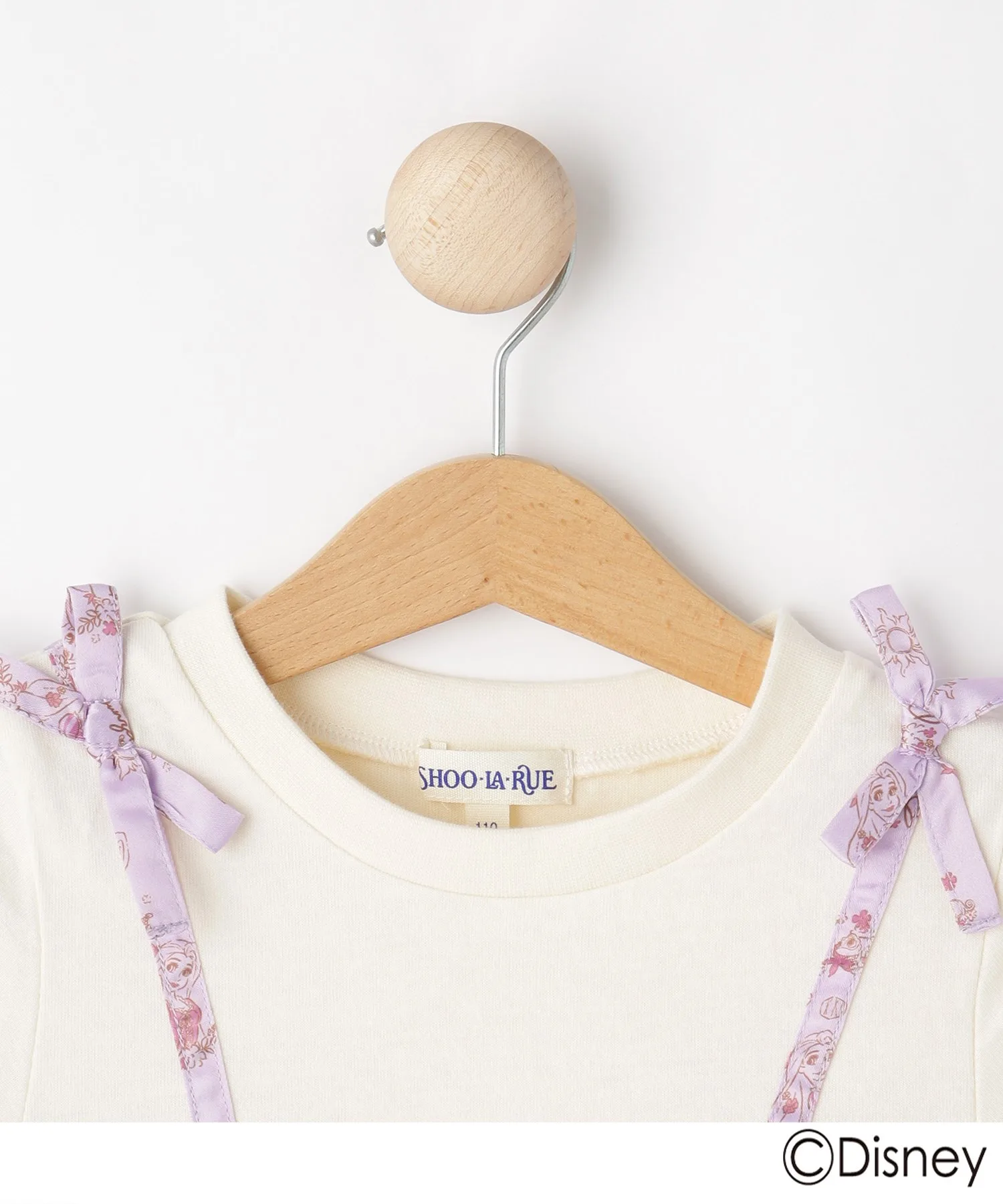 Детский топ с принтом Disney Princess SHOO・LA・RUE светлый зеленый — фото 4