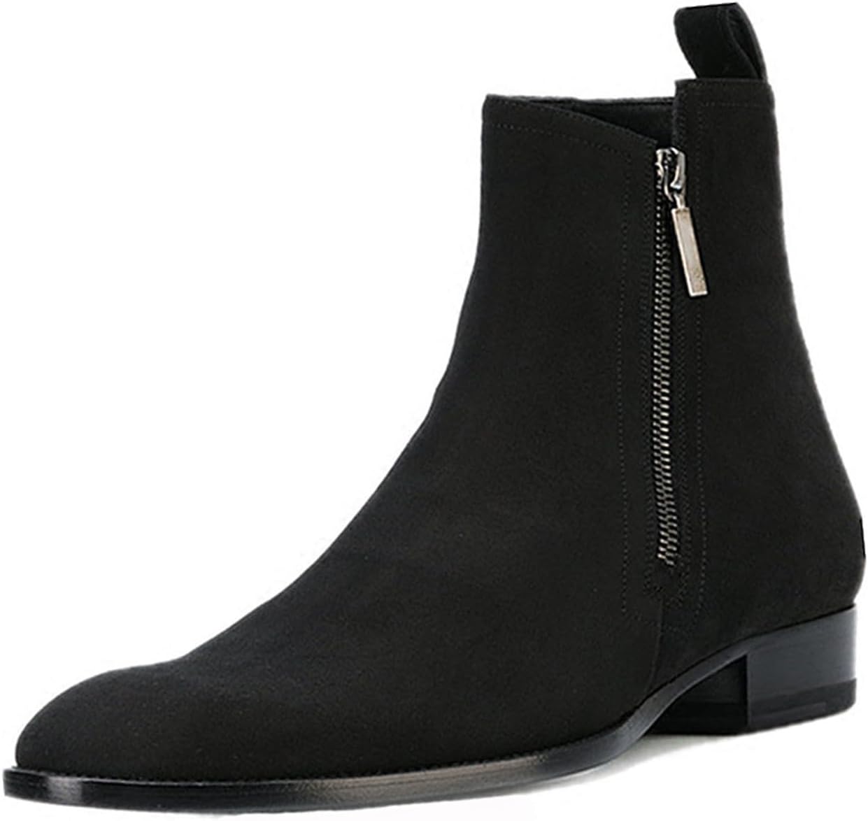 

Мужские ботинки Chelsea Santimon - ручная работа, из натуральной кожи или замши, черный