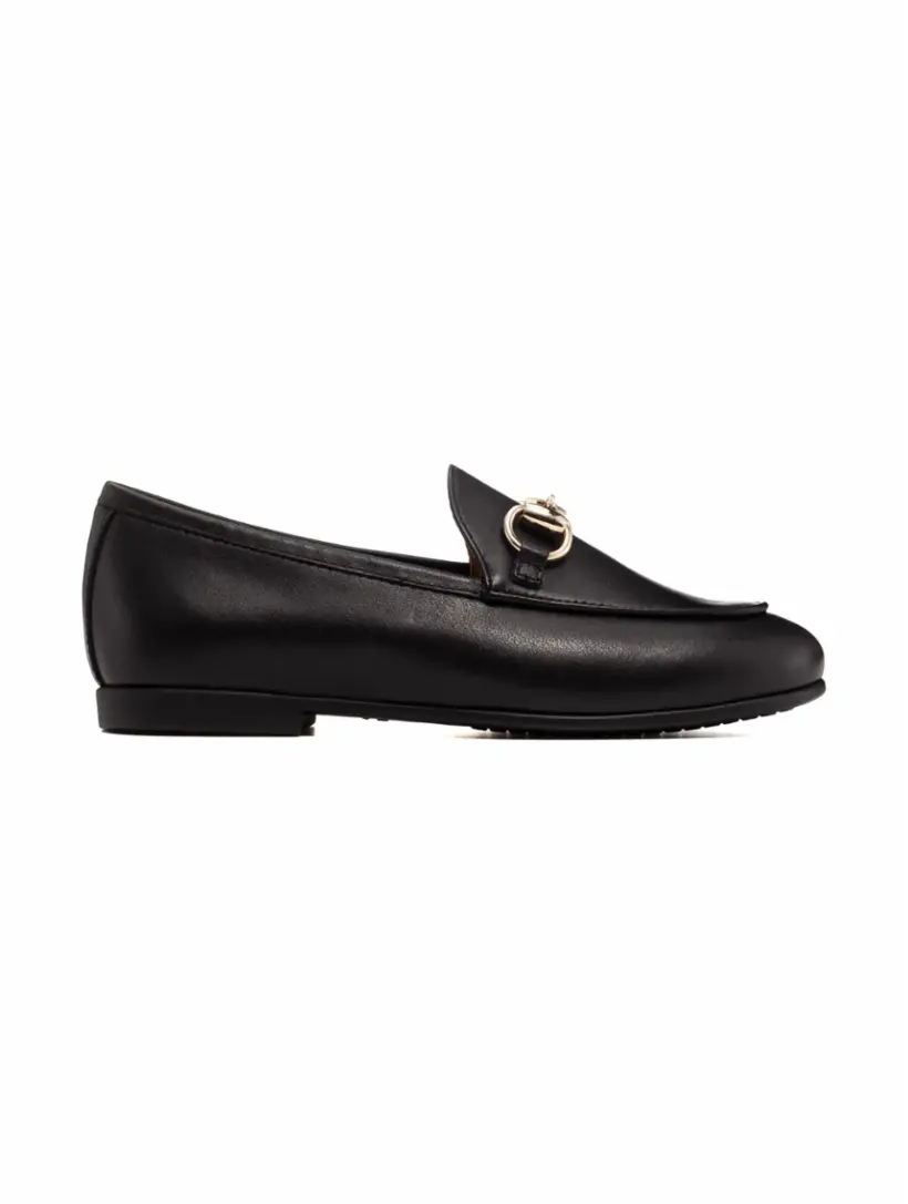 

Кожаные лоферы Horsebit Gucci, черный