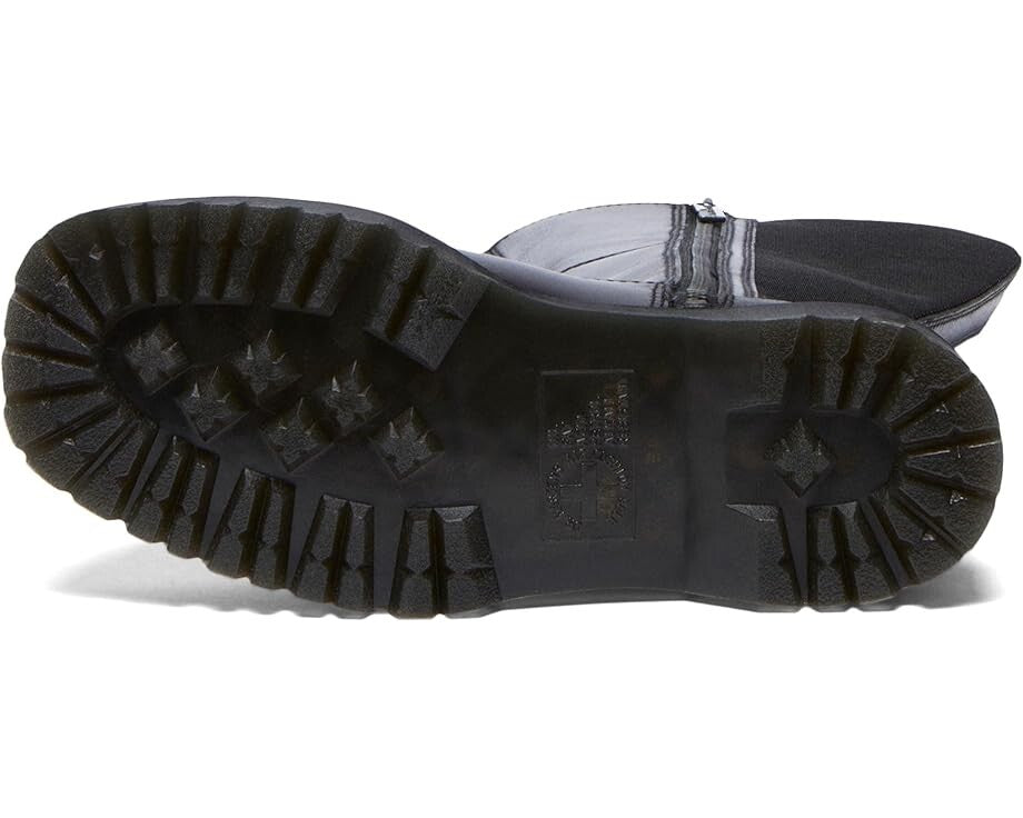 Ботинки Dr. Martens Amaayah Hi LZC3595 женские черные кожаные с боковой молнией — фото 3