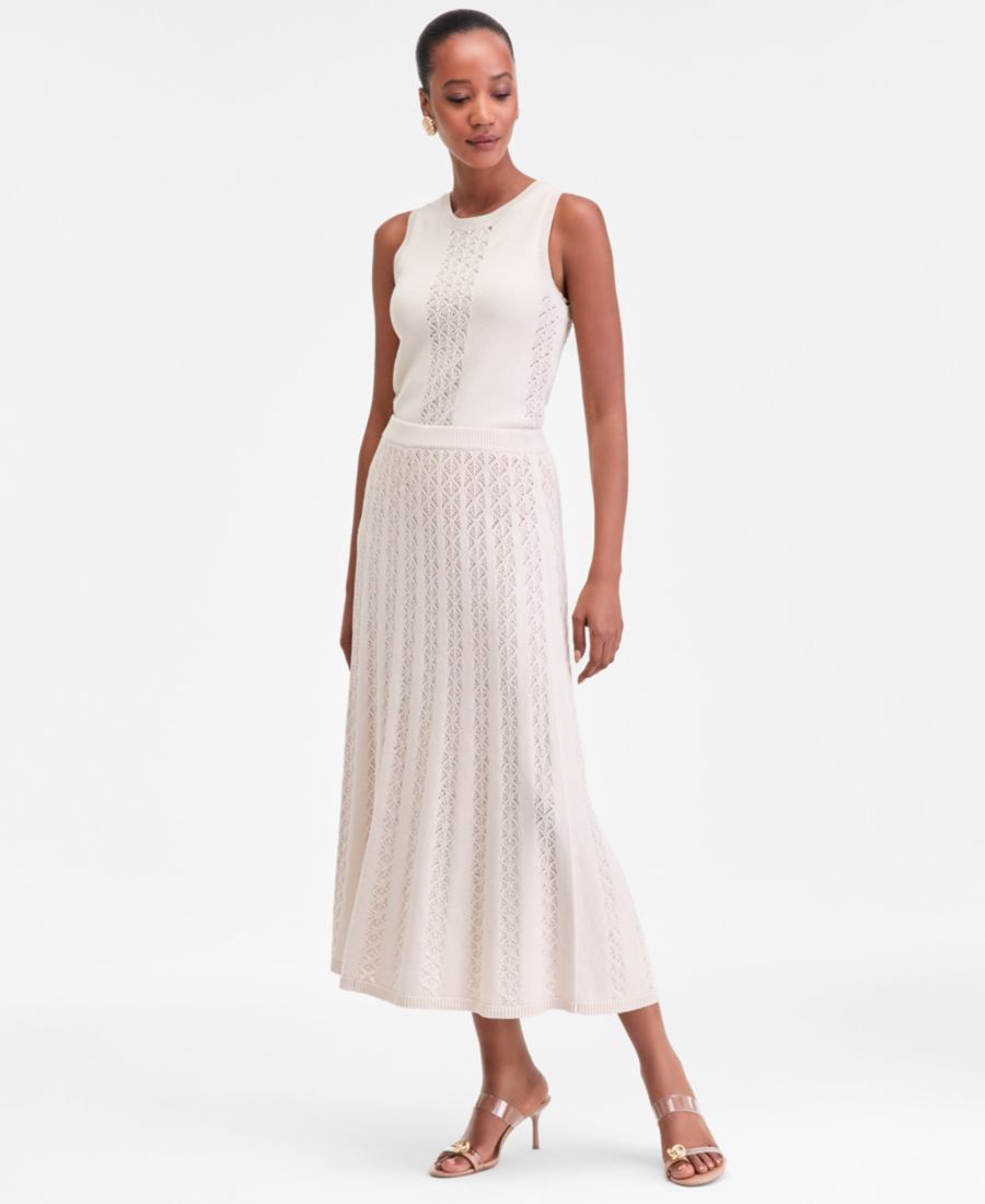 

Женская плиссированная юбка-свитер, эксклюзивно от Macy's INC International Concepts, Neutral