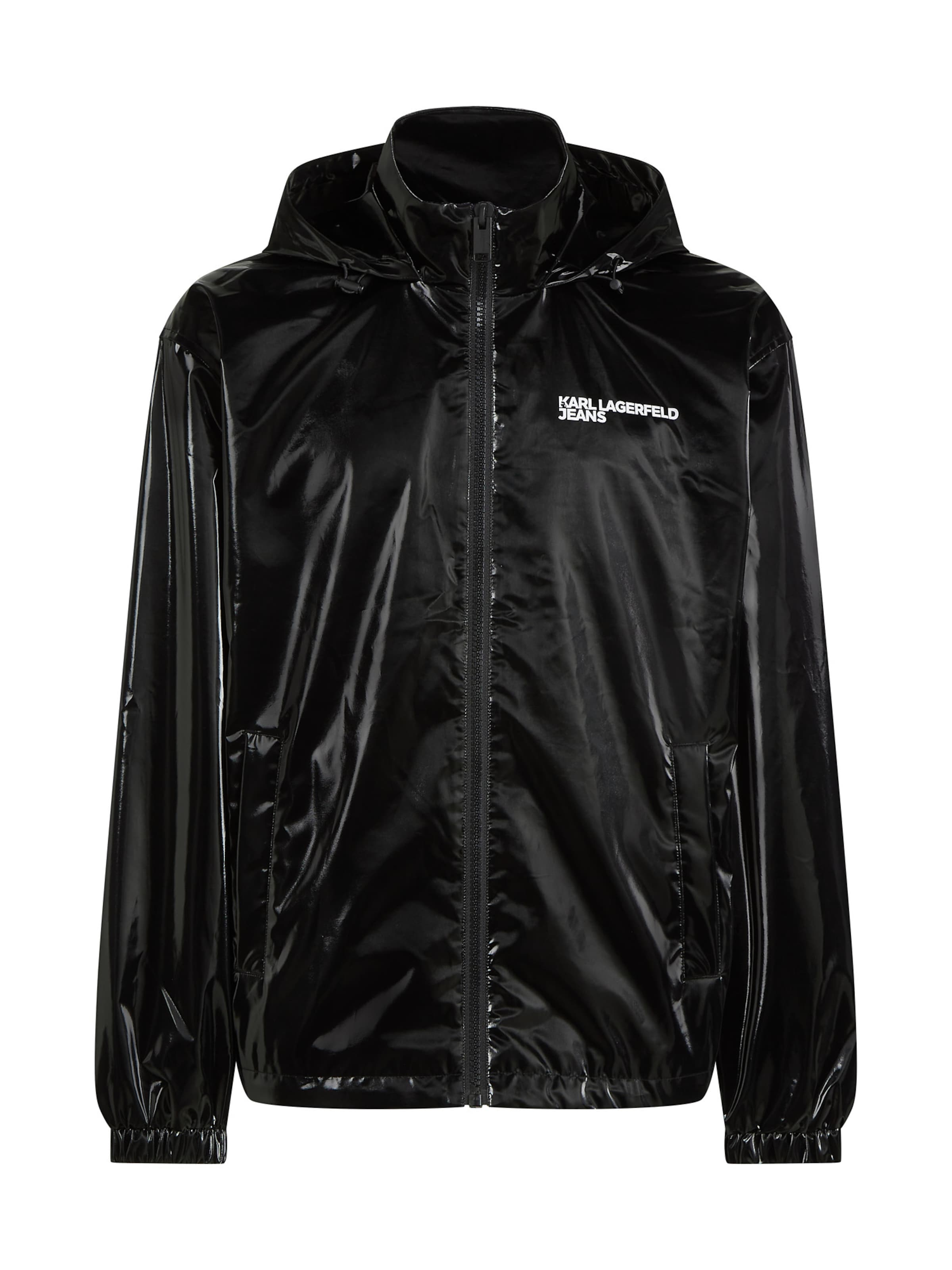 

KARL LAGERFELD JEANS Куртка для межсезонья в черном цвете