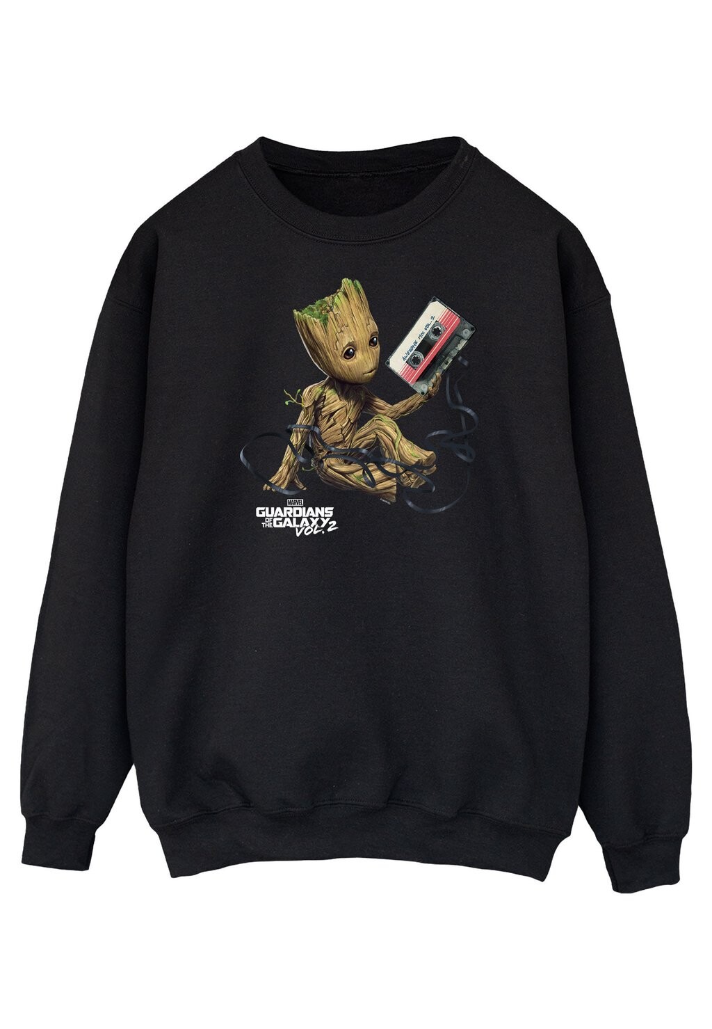 

Толстовка MARVEL GUARDIANS OF THE GALAXY GROOT TAPE ABSOLUTE CULT, черный
