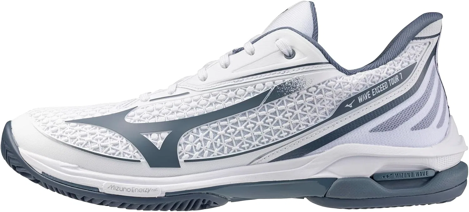 Кроссовки для тенниса Mizuno Wave Exceed Tour 7 Clay Court, White-china Blue