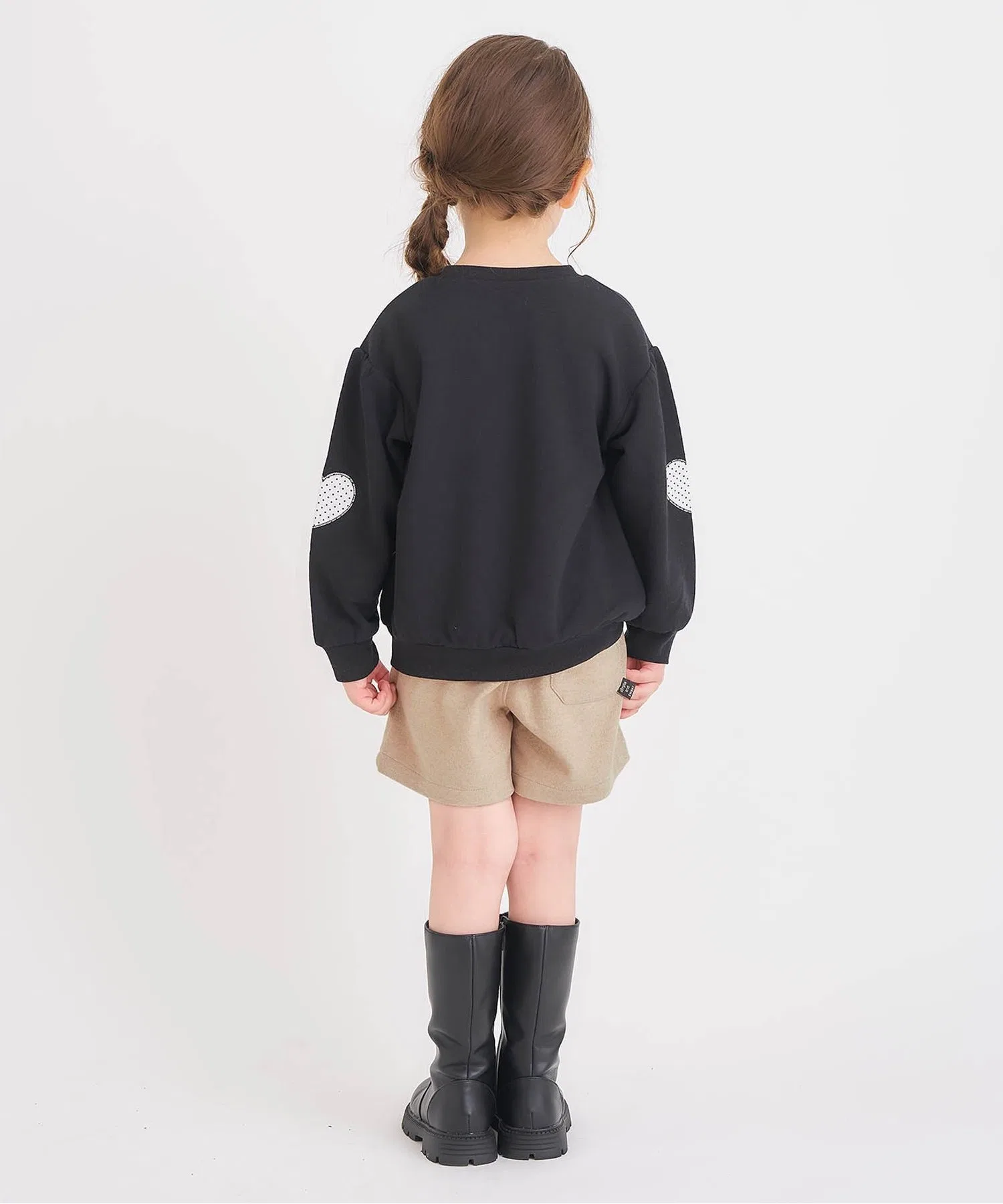 Детские шорты apres les cours клетчатые винно-красные — фото 3