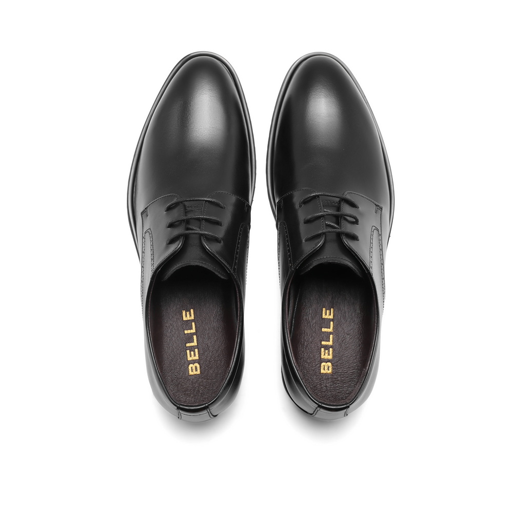 Мужские туфли Belle низкие черные/коричневые — фото 4