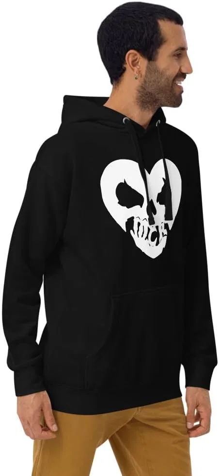Худи Emo Skull Design Initial MCR - изготавливается на заказ. Хлопковый свитер Not Okay с капюшоном — фото 4