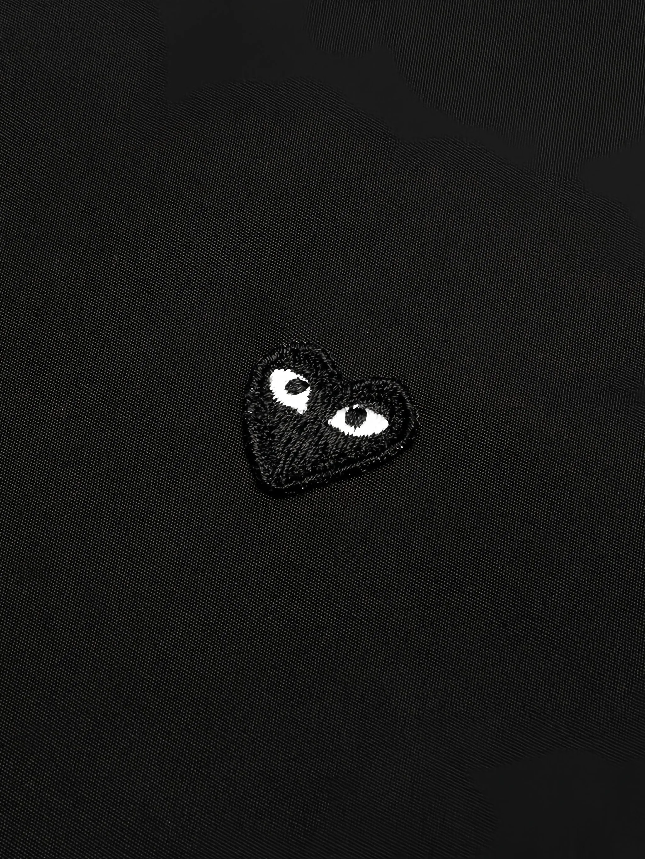 Рубашка с мини-сердцем Comme Des Garçons Play, черный — фото 4