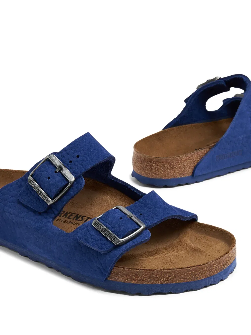 Сандалии из нубука Arizona Birkenstock, синий — фото 4
