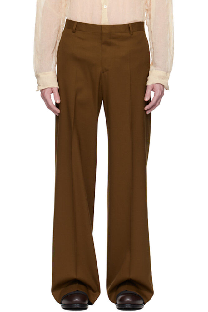 

SSENSE Эксклюзивные коричневые брюки Otto Wide Leg CMMN SWDN