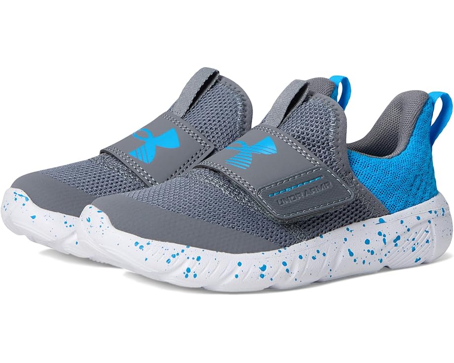 

Кроссовки Under Armour Kids Flash Speckle Running Shoe, цвет Titan Gray/Electric Blue/Electric Blue