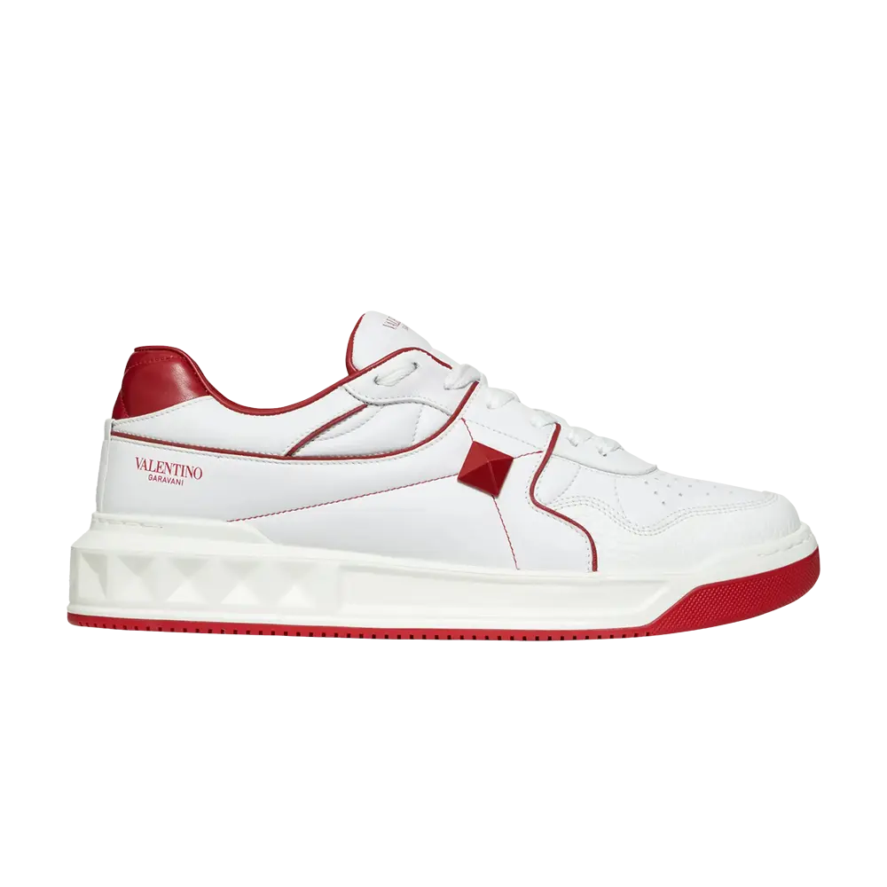 Низкие кроссовки Valentino One Stud Low, белый