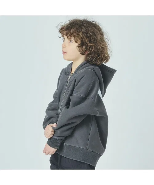 Детская парка Smoothy Pigment Zip parka, чёрный, M (110-120)