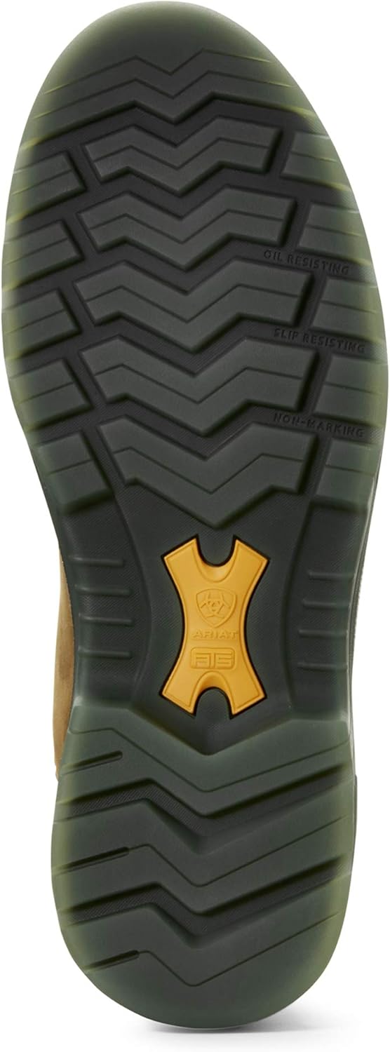 Мужские рабочие ботинки ARIAT Turbo 6” с водонепроницаемым верхом и углеродным носком - прочная кожа — фото 3