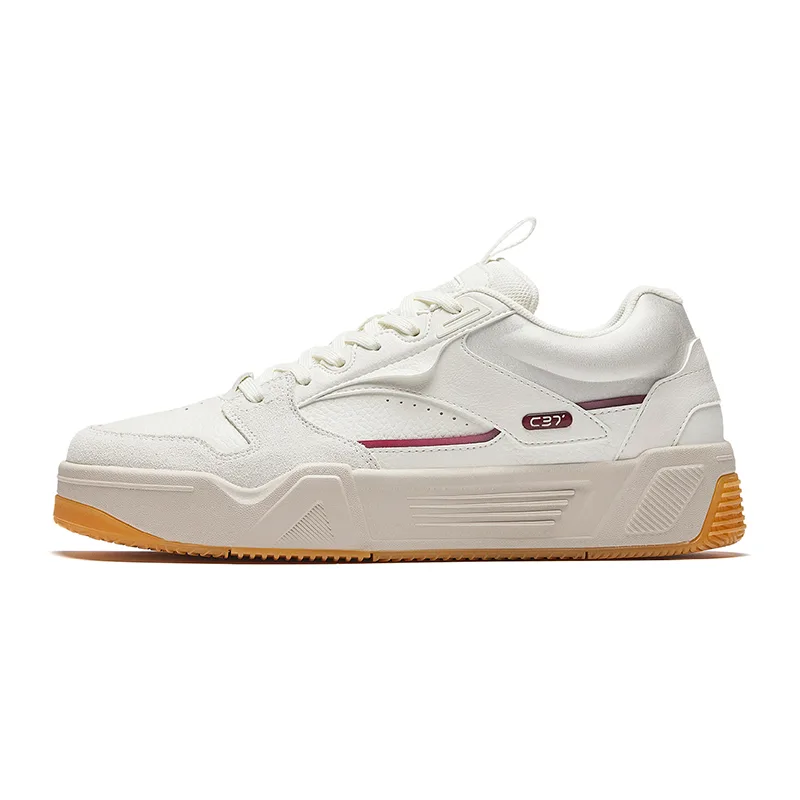 Кроссовки C37 Series с противоскользящей подошвой и амортизацией ANTA, Ivory White/Shade 1 Gray/Litchi Red