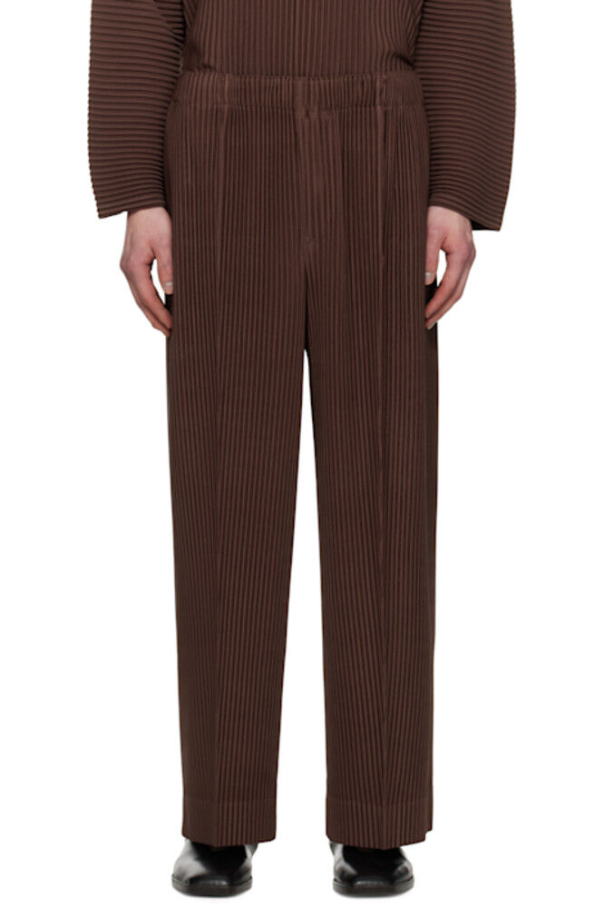 

Коричневый цвет месяца февраль брюки HOMME PLISSÉ ISSEY MIYAKE