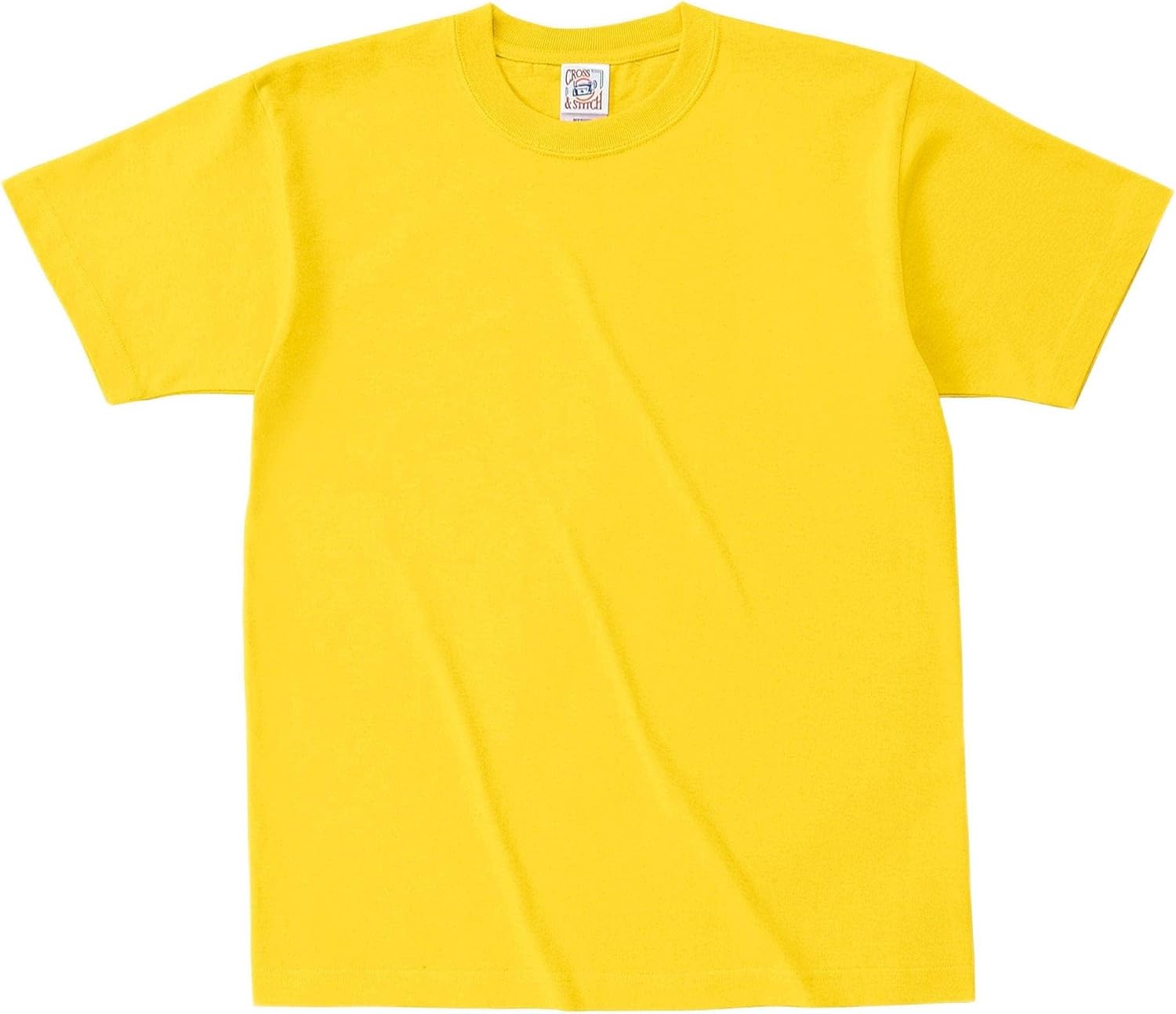 

Футболка с вышивкой крестиком OE1116, унисекс, для взрослых Cross & Stitch, желтый