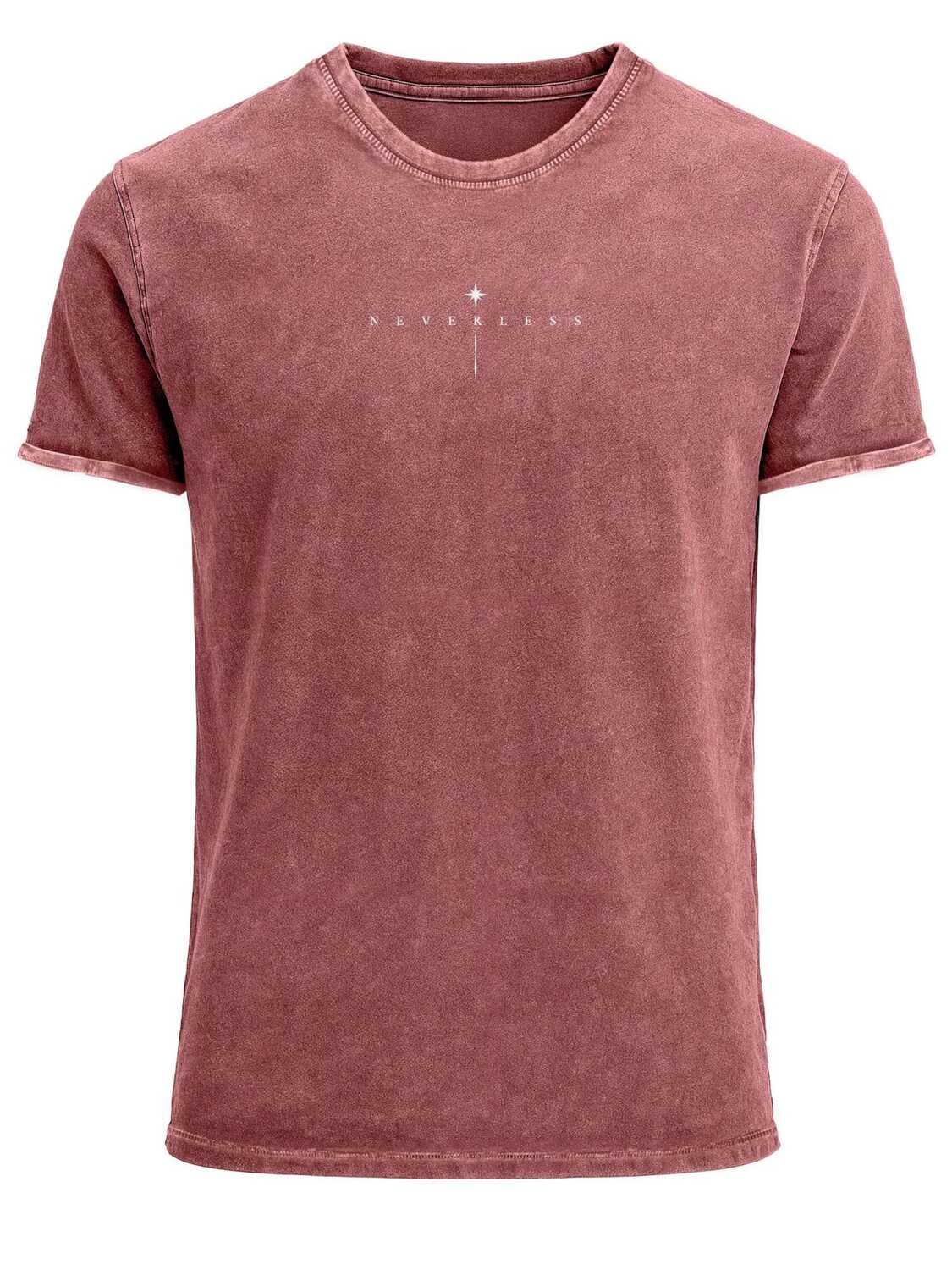 

Neverless Футболка 'Spiritual Awareness' в красном цвете