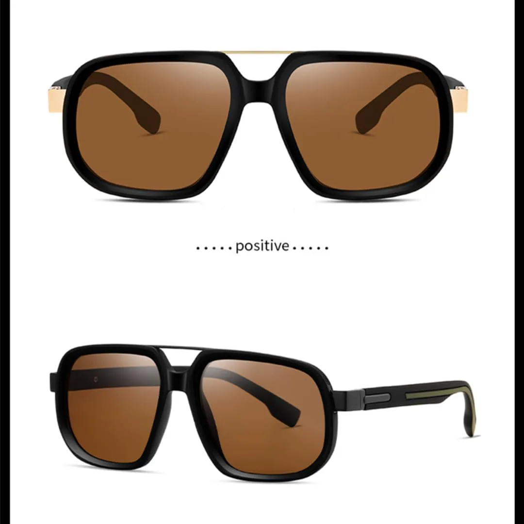 

Мужские солнцезащитные очки с защитой от УФ-излучения UV400, женские очки в металлической оправе, для активного отдыха, рыбалки, велоспорта UUPTTPL, Gun Gradient Tea